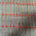 HDPE orange barrier fencing safety netting